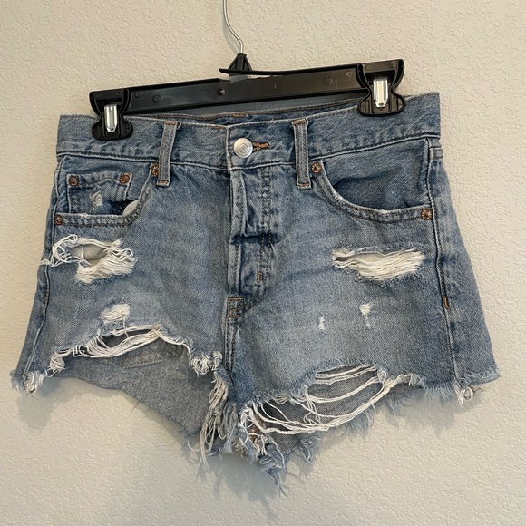 Aeropostale Pants - Aeropostale Boyfriend Short Distressed Jean Shorts Women’s Size 0